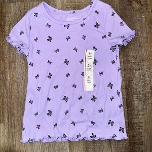 Cat & Jack Lavender Butterfly Tee